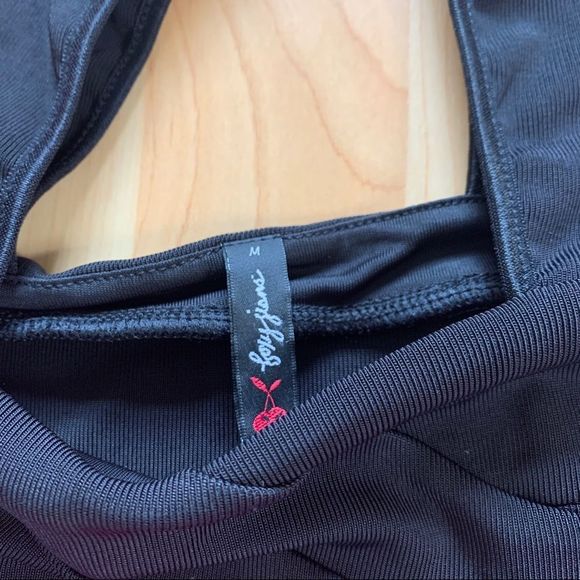 Pink & Black Foxy Jeans Blouse Size Medium - Picture 5 of 9